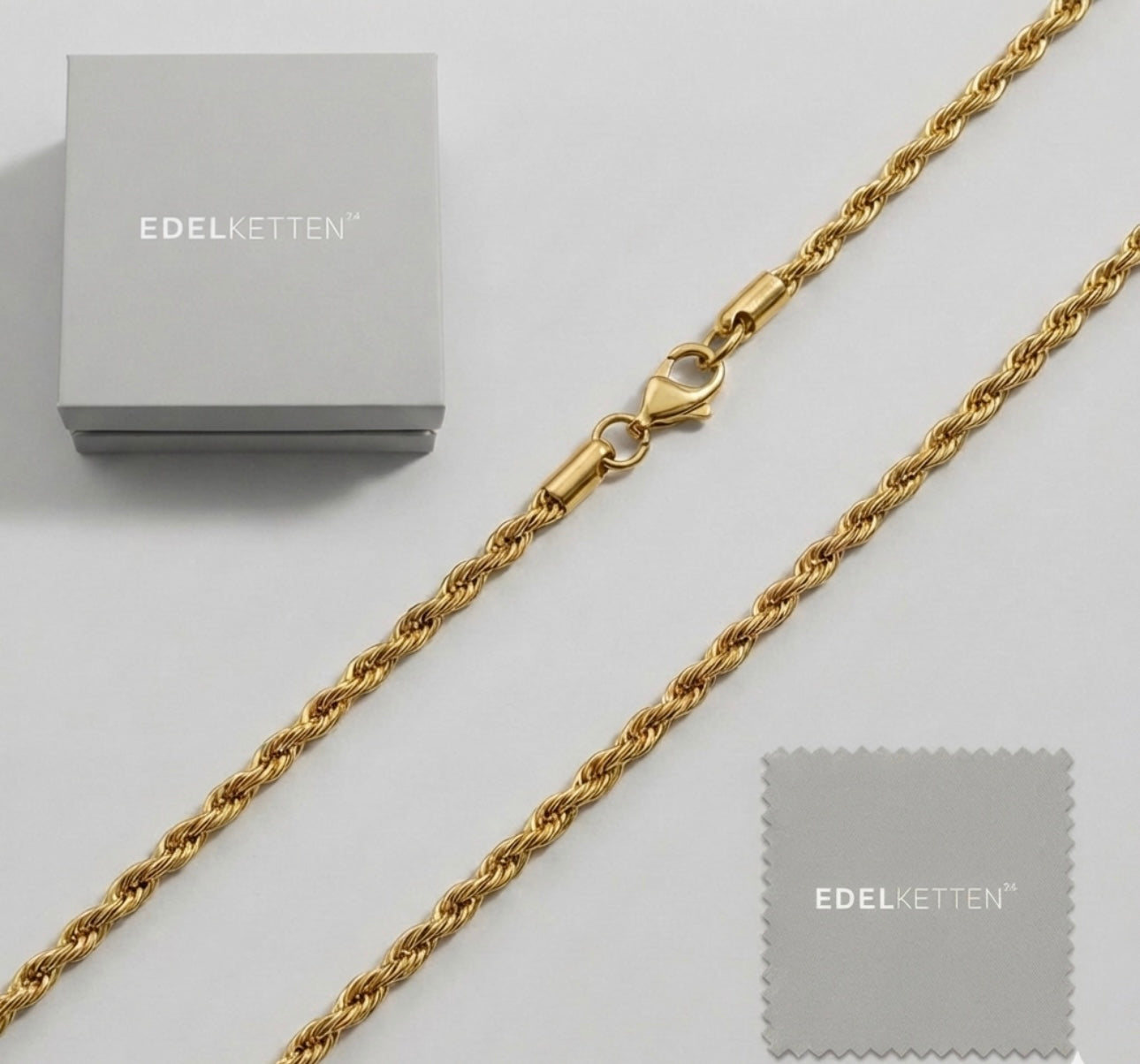 3mm - Rope Kordelkette