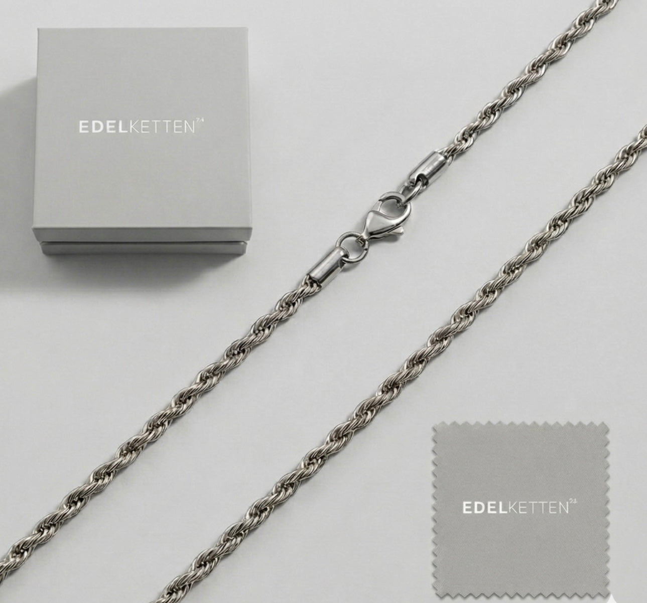 3mm - Rope Kordelkette